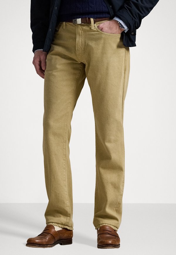 HAMPTON RELAXED STRAIGHT JEAN - Straight leg jeans - coastal beige