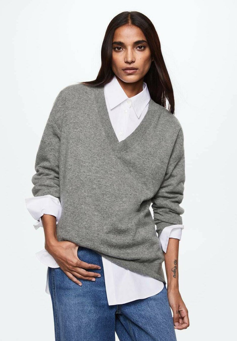 Mango BAHIAV Jumper gris/grey Zalando.ie