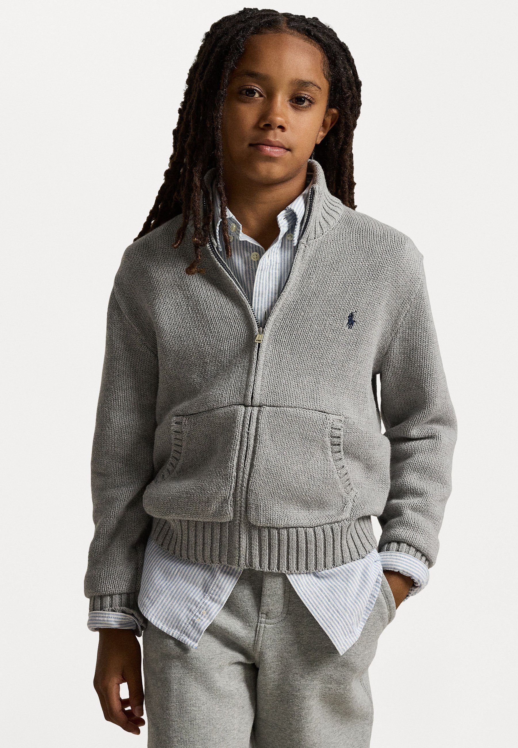 Polo Ralph Lauren COTTON FULL ZIP JUMPER - Casaco de malha