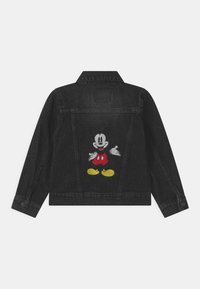 Levi's® MICKEY MOUSE TRUCKER UNISEX - Jeansjacka - washed black