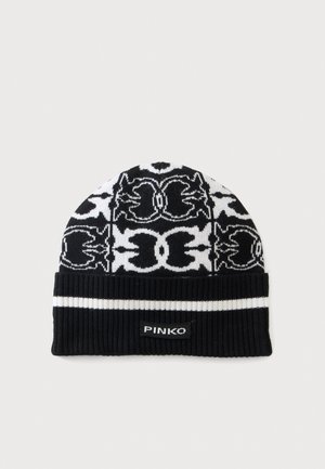 Pinko, BULGARIA - Плетена шапка - nero/bianco