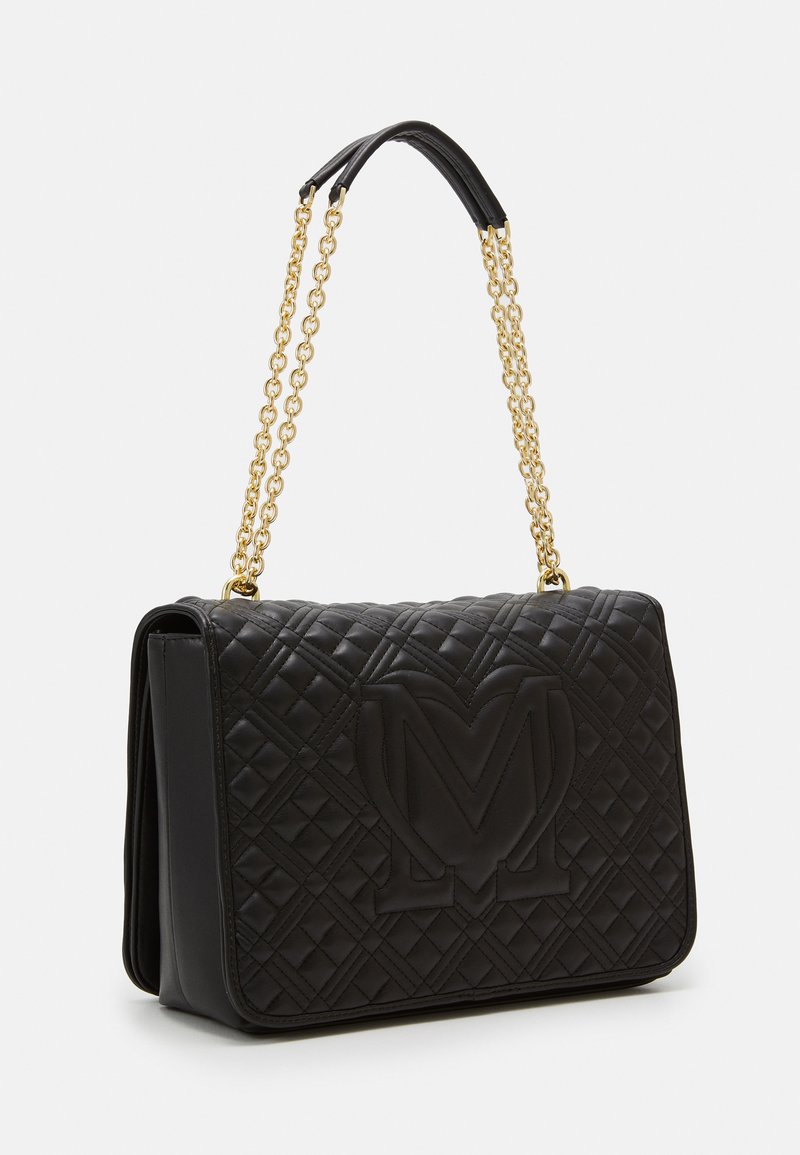Love Moschino XL CHAIN SHOULDER BAG Bolso mano - nero/negro - Zalando.es