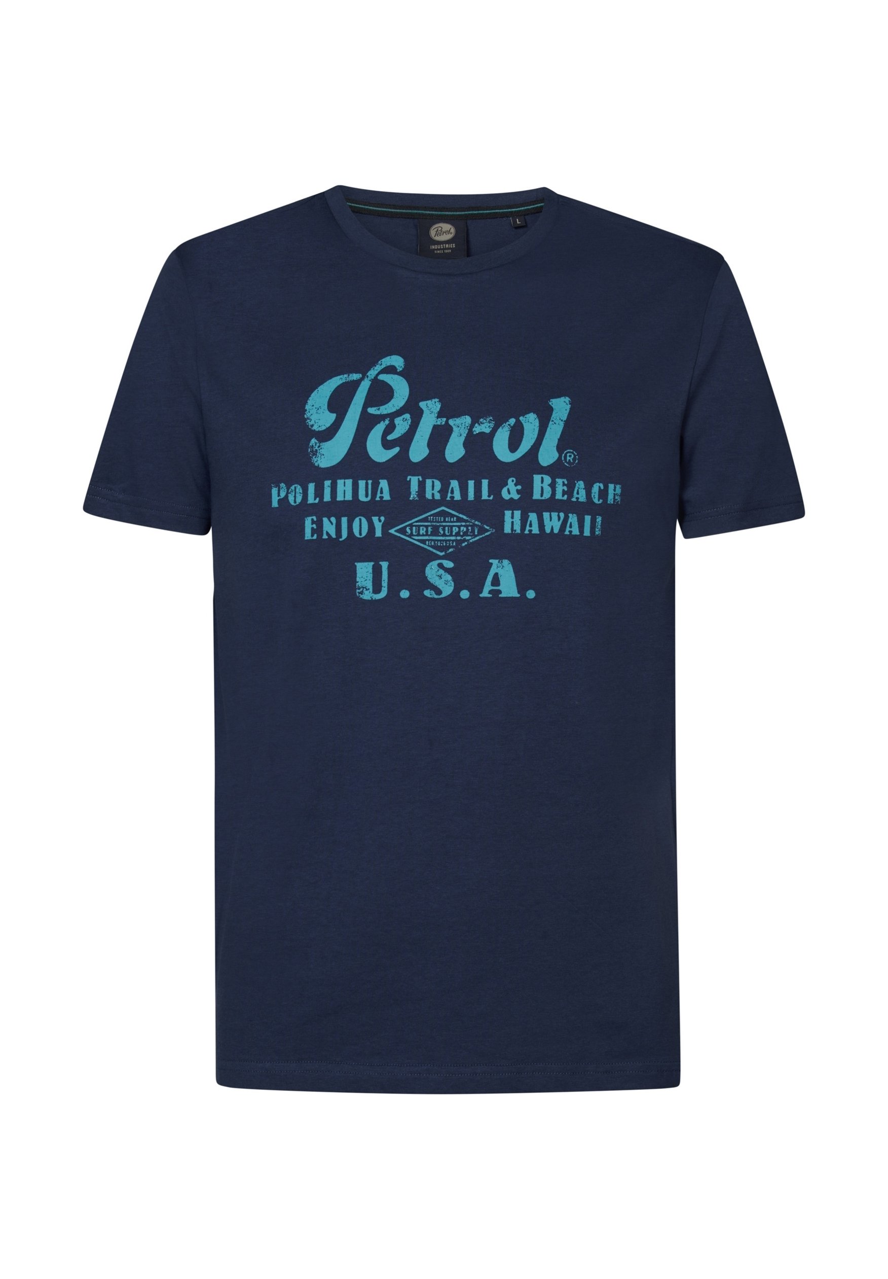 Petrol Industries Herren T-Shirt Kurzarm AOP – Pistache, Größe S