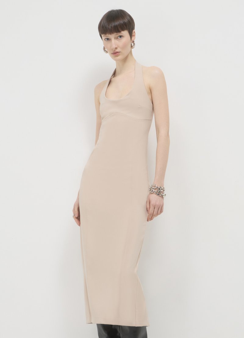Calliope TUBINO HALTERNECK - Vestito elegante - beige medio
