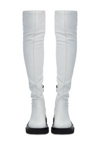 Cesare Gaspari Botas mosqueteras - white