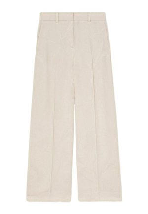 Reiss, PETITE FIT - OTTIE JACQUARD WIDE-LEG SUIT TROUSERS - Stoffhose - white