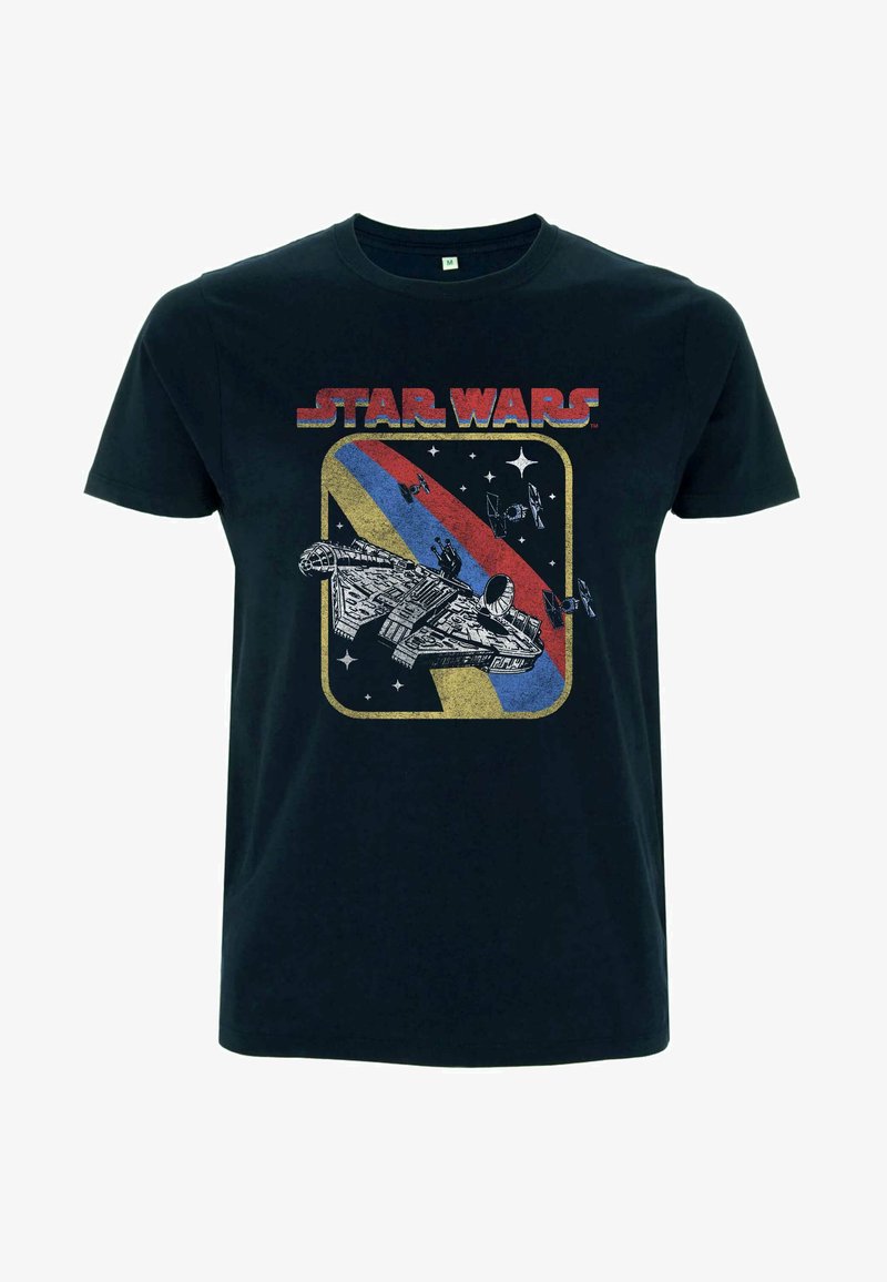 Star Wars STAR WARS RETRO - Camiseta estampada - navy blue