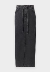 GATJE - Jeansskjørt - charcoal