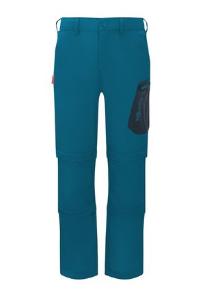TROLLKIDS, KIDS PREIKESTOLEN DOUBLE ZIP-OFF PANTS UNISEX - Outdoor trousers - atlantic blue/dark navy