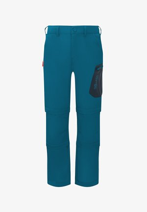 TROLLKIDS, KIDS PREIKESTOLEN DOUBLE ZIP-OFF PANTS UNISEX - Outdoor trousers - atlantic blue/dark navy