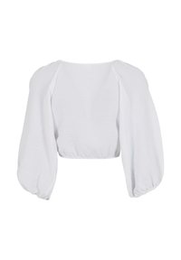 Urban Classics STRUCTURED KNOTTED - Bluse - white