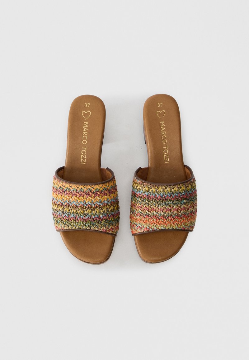 Pantolette Femme MARCO TOZZI By Guido Maria Kretschmer – Imprimé Léopard – Cuir – Doublure Chaude