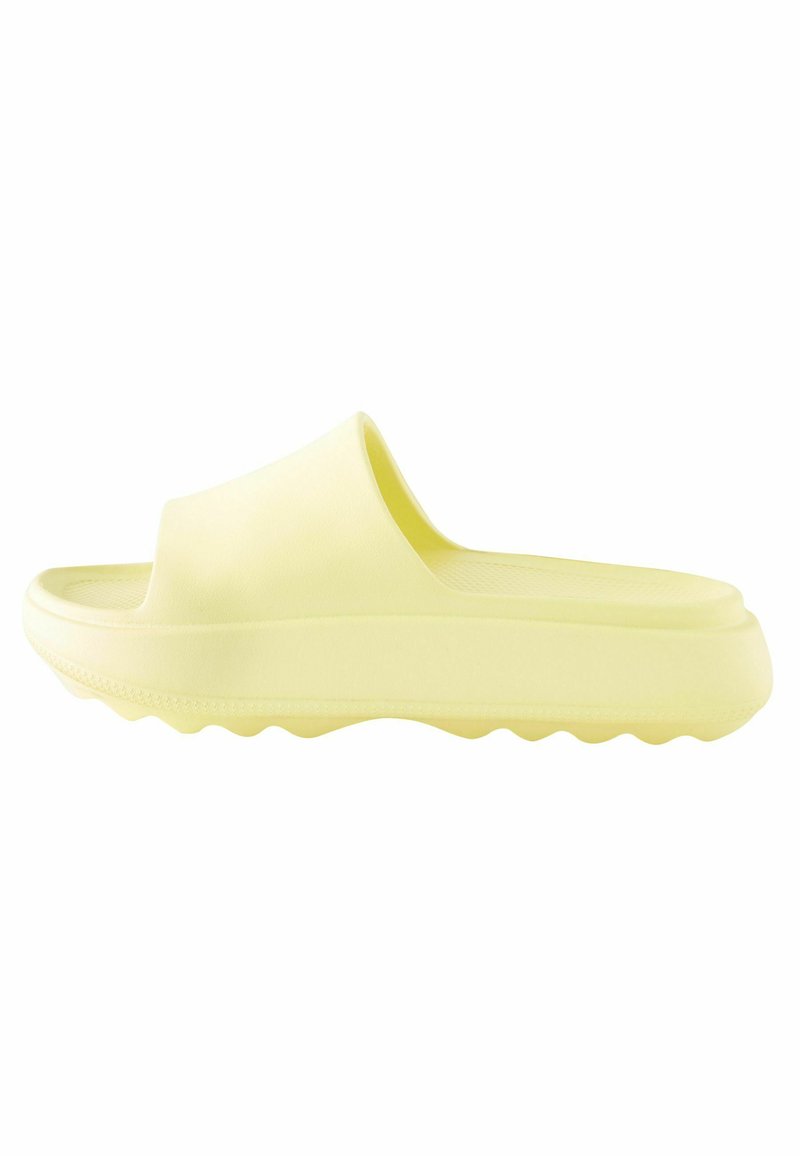 Next CHUNKY - Muiltjes - lemon yellow