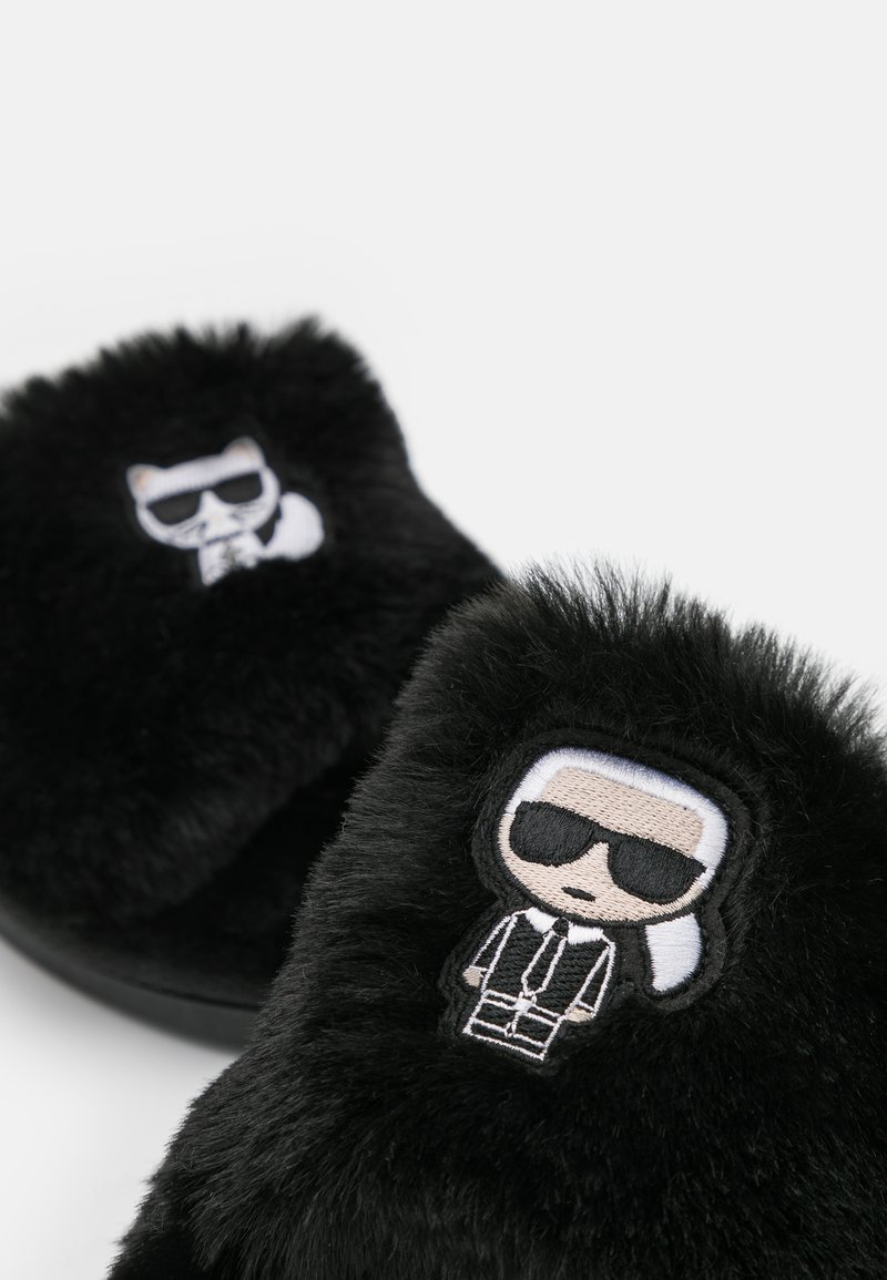 Damen Sneaker | KARL LAGERFELD SALOTTO IKONIC TWIN SLIP Hausschuh black/schwarz - VH88190 Damen Sneaker | KARL LAGERFELD SALOTTO IKONIC TWIN SLIP Hausschuh black/schwarz - VH88190