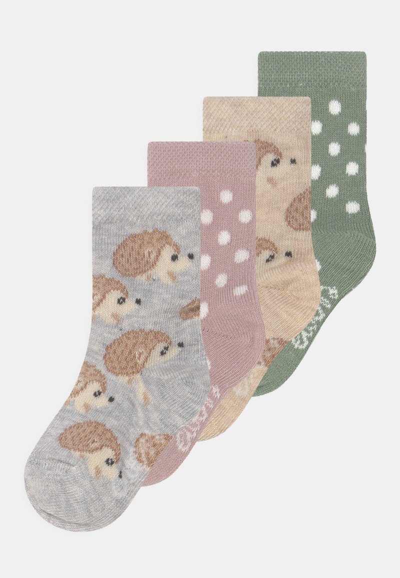 Ewers GIRL 4 PACK - Socks - green/pink