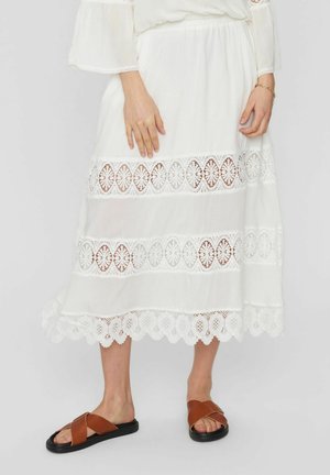 Nümph NUGAIA  - A-line skirt - bright white