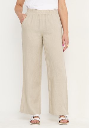 Cellbes of Sweden PREMIUM WITH WIDE LEGS - Stoffhose - beige
