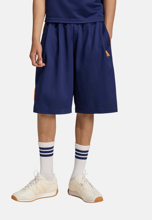adidas PANTALONES CORTOS STADIUM UNISEX - Shorts - dark blue pure orange — photo 2