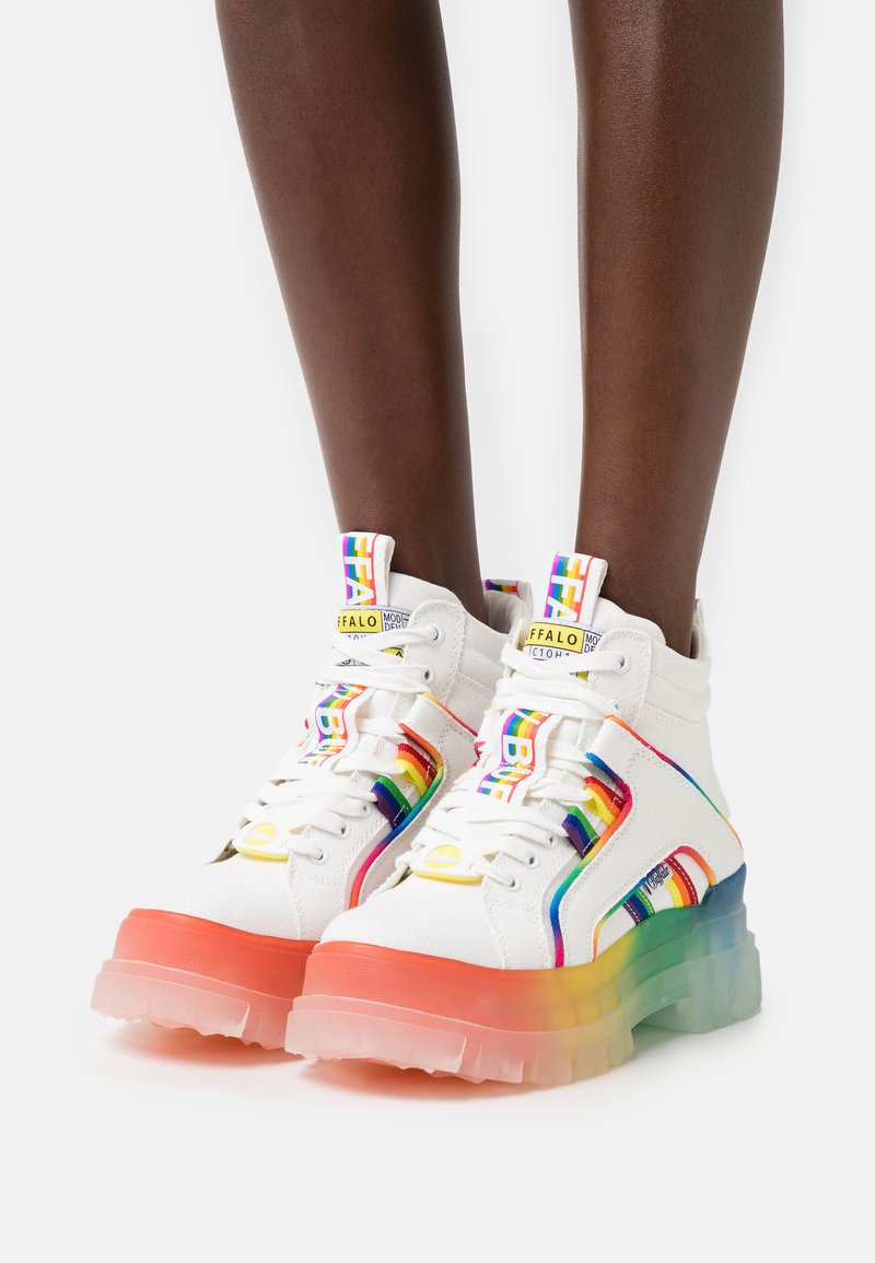 Buffalo - VEGAN ASPHA MID - Sneaker high - rainbow, Vergrößern