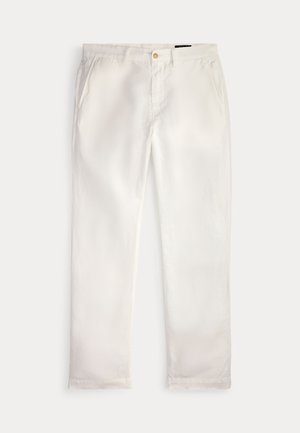 Polo Ralph Lauren BEDFORD CLASSIC FIT LINEN-COTTON PANT - Chino - white