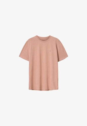 AllSaints, SAKA SHORT SLEEVE CREW - T-shirt basique - sunbaked pink
