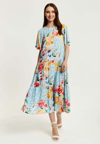 Liquorish FLORAL PRINT SMOCK - Day dress - multi coloured