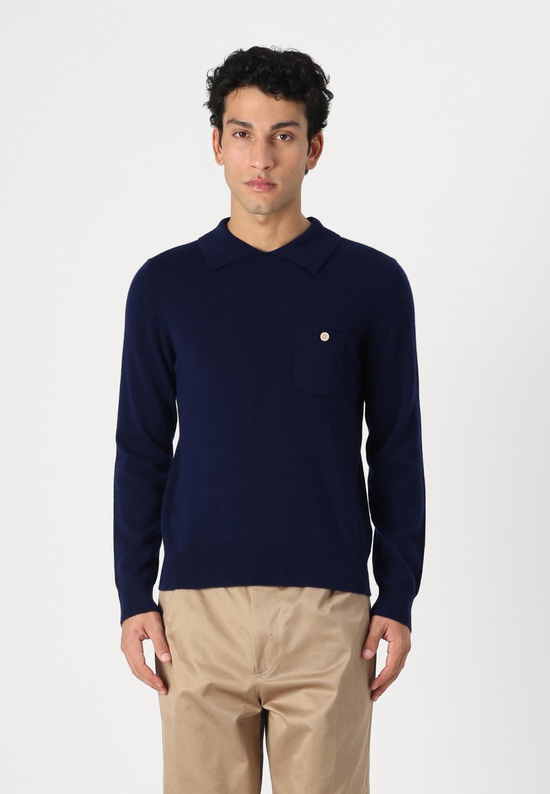 pure cashmere MEN SWEATER - Pulóver - navy