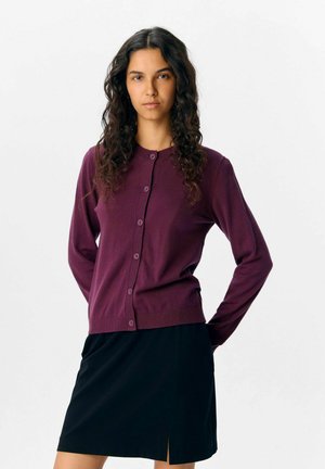 Object OBJTHESS LS NOOS - Kofta - mauve wine