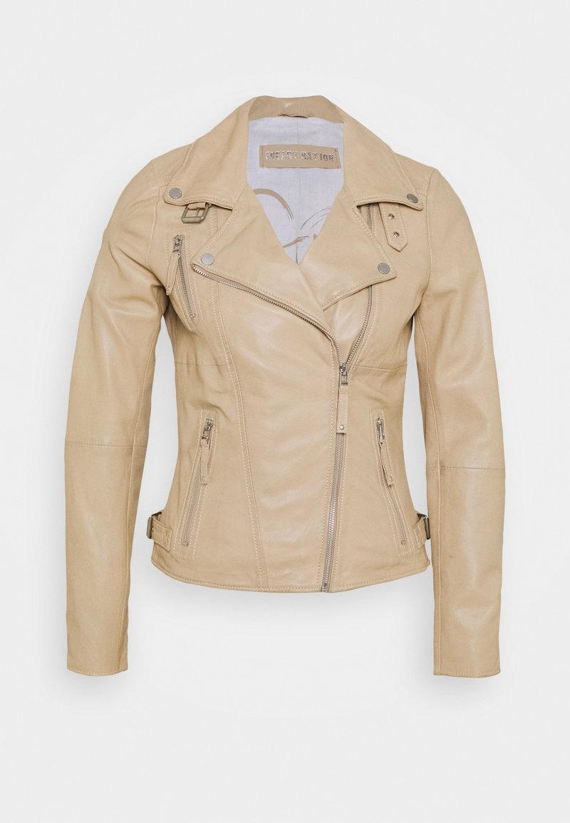 Bikerjacke Freaky Nation Lederjacke Gelb Freaky Nation Lederjacke - Main Image