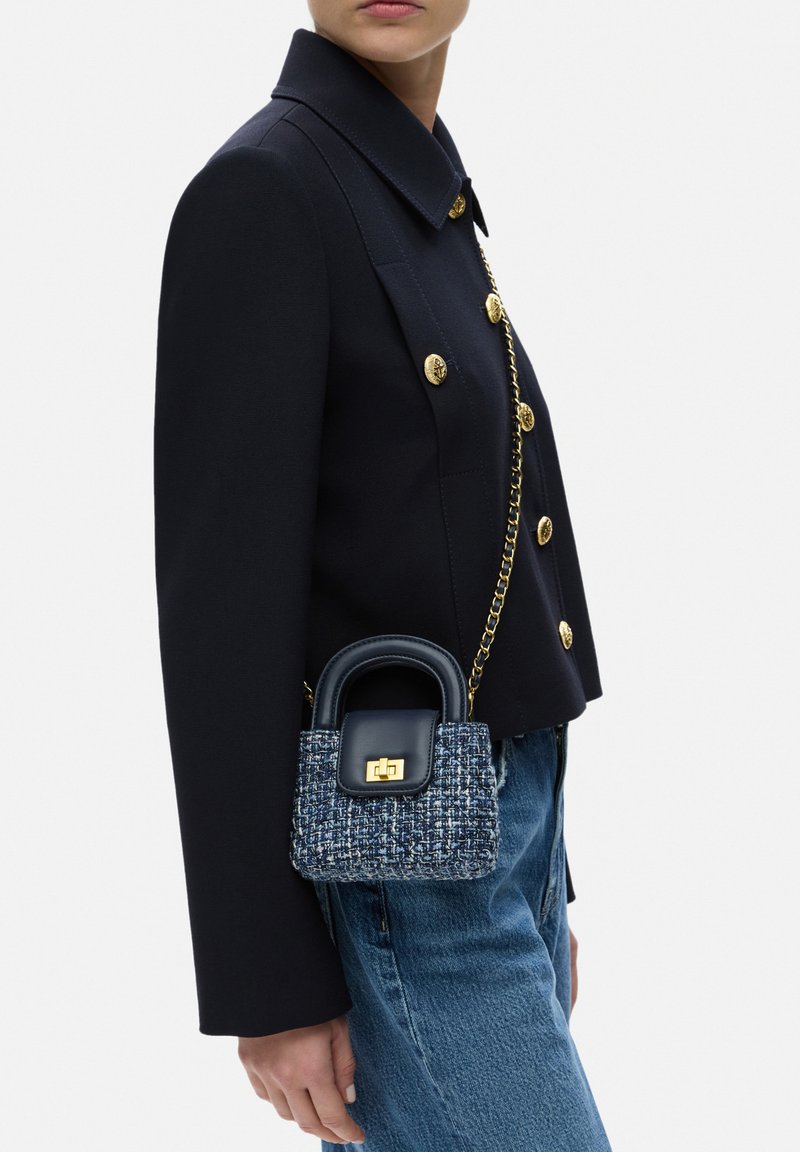 Ipekyol TEXTURED MINI - Bolso de mano - navy