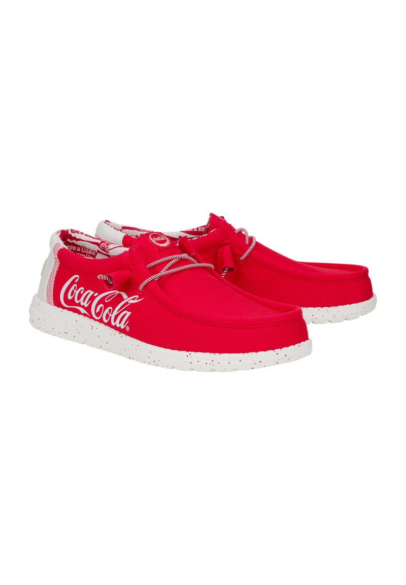 HEYDUDE Wally Coke - Slip-On Schuhe - Slip-ons - true red 
