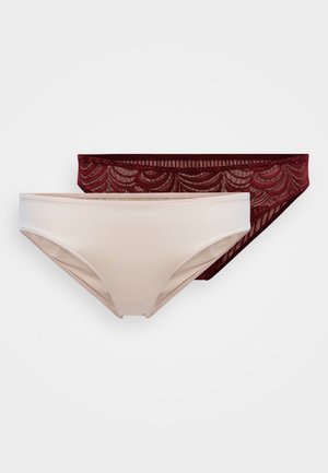 EMERSYN BRIEF 2 PACK - Trusser - red/beige