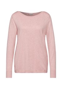 Street One Stickad tröja - mottled light pink