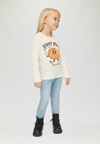 s.Oliver UNISEX MIT HALLOWEEN - Langarmshirt - creme