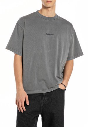 UNISEX - T-shirt print - stoned grey