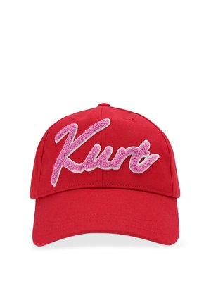 EMBROIDERED - Cap - red