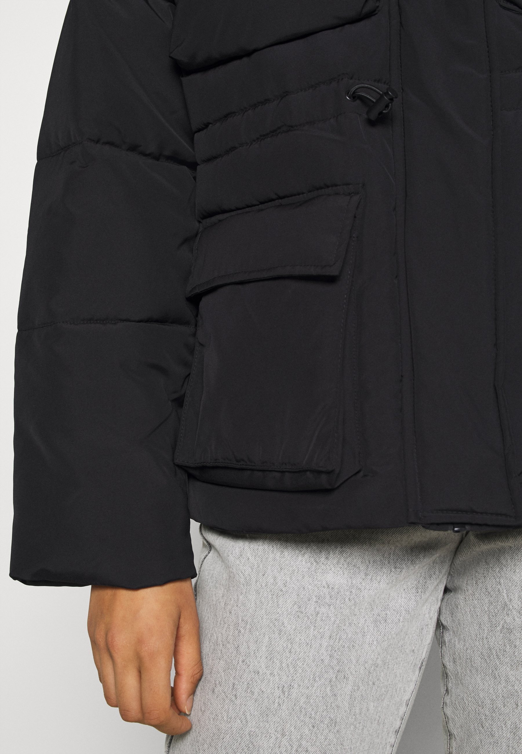 Gina Tricot ALBA UTILITY PUFFER Vinterjakke black Gina Tricot ALBA UTILITY PUFFER Vinterjakke black