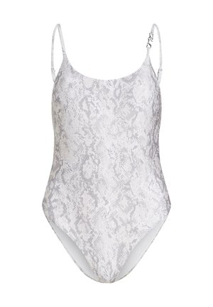KARL LAGERFELD, CHEEKY - Badedragt - pristine snake all over print