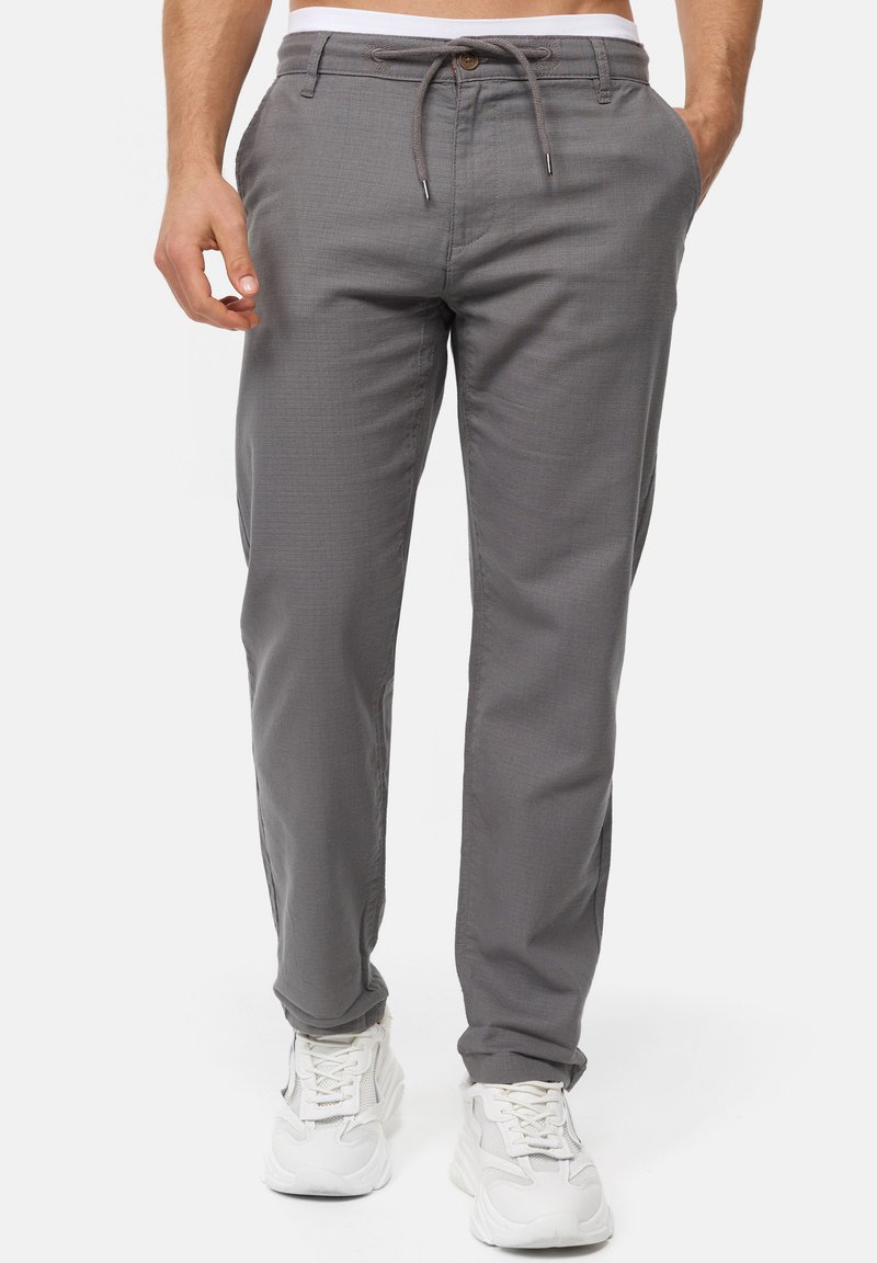 INDICODE JEANS INCLIO - Trousers - pewter
