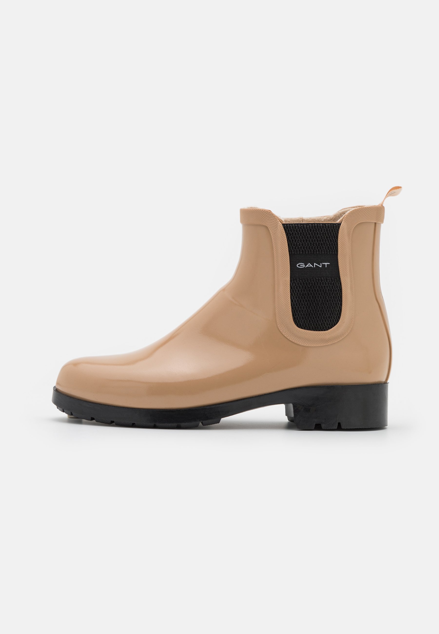 GANT RUBBERSY - Botas de agua - beige/black/nude - Zalando.es
