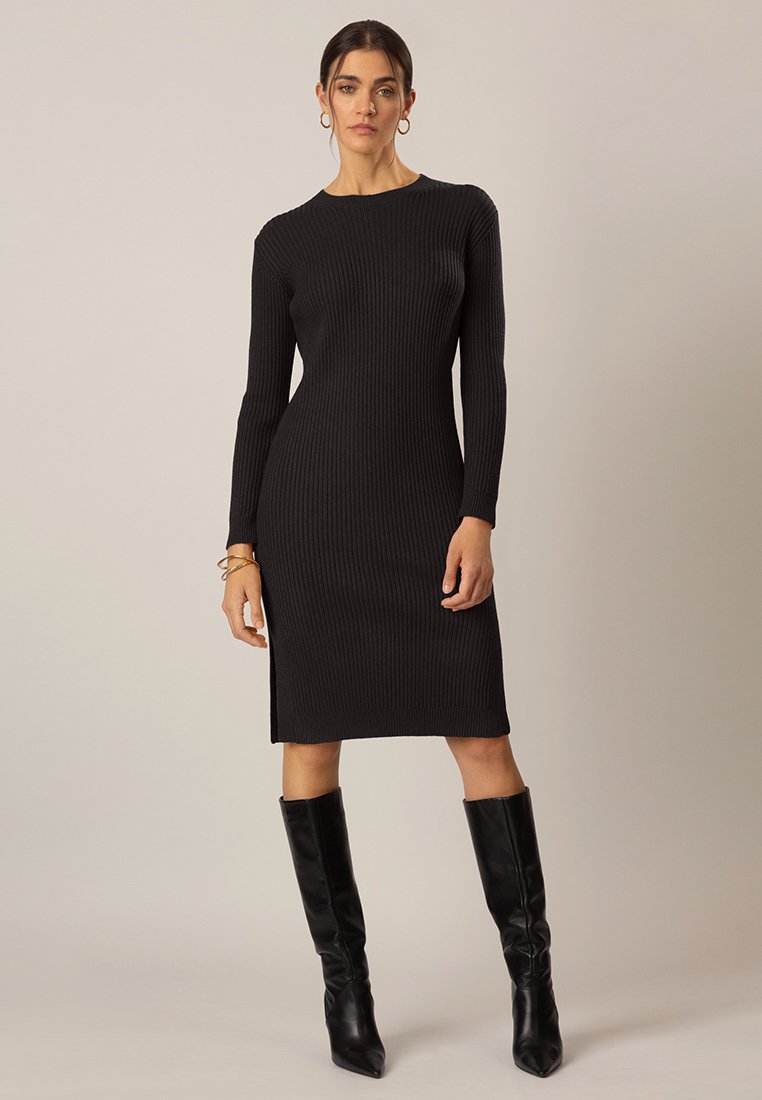 Apart Gebreide jurk zwart