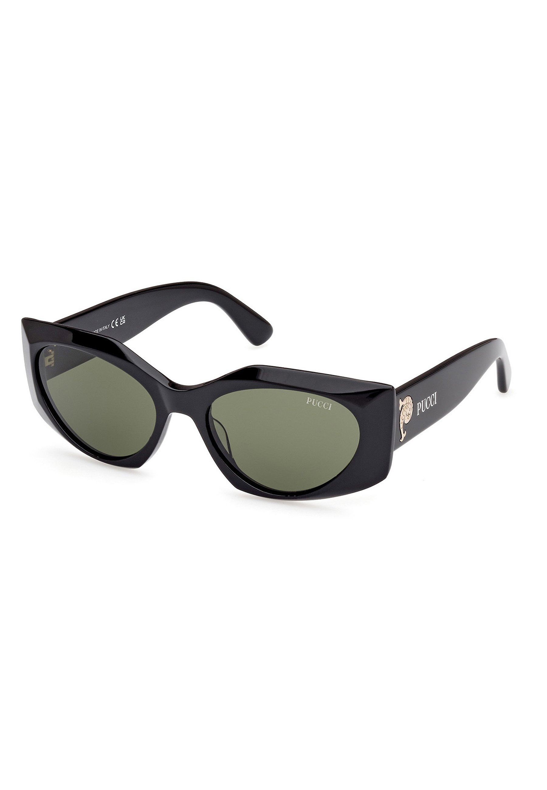 Pucci Sunglasses with Gold Frame and Green Lenses Emilio Pucci Sunglasses | The RealReal main image 2