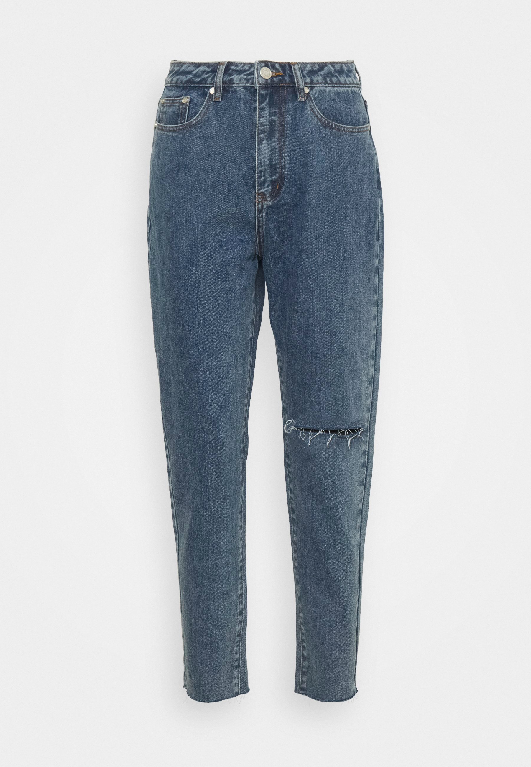 Women WASHED SINGLE THIGH RIOT - Jeans Tapered Fit Women WASHED SINGLE THIGH RIOT - Jeans Tapered Fit