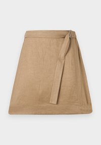 SCOGLIO - A-line skirt - camel