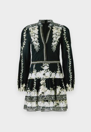 Alice + Olivia VALENCIA DEEP MINI DRESS - Vestito casual - black