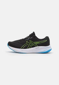 ASICS - GEL-PULSE 15 - Nevtralni tekaški čevlji - black/electric lime Miniaturna slika 1