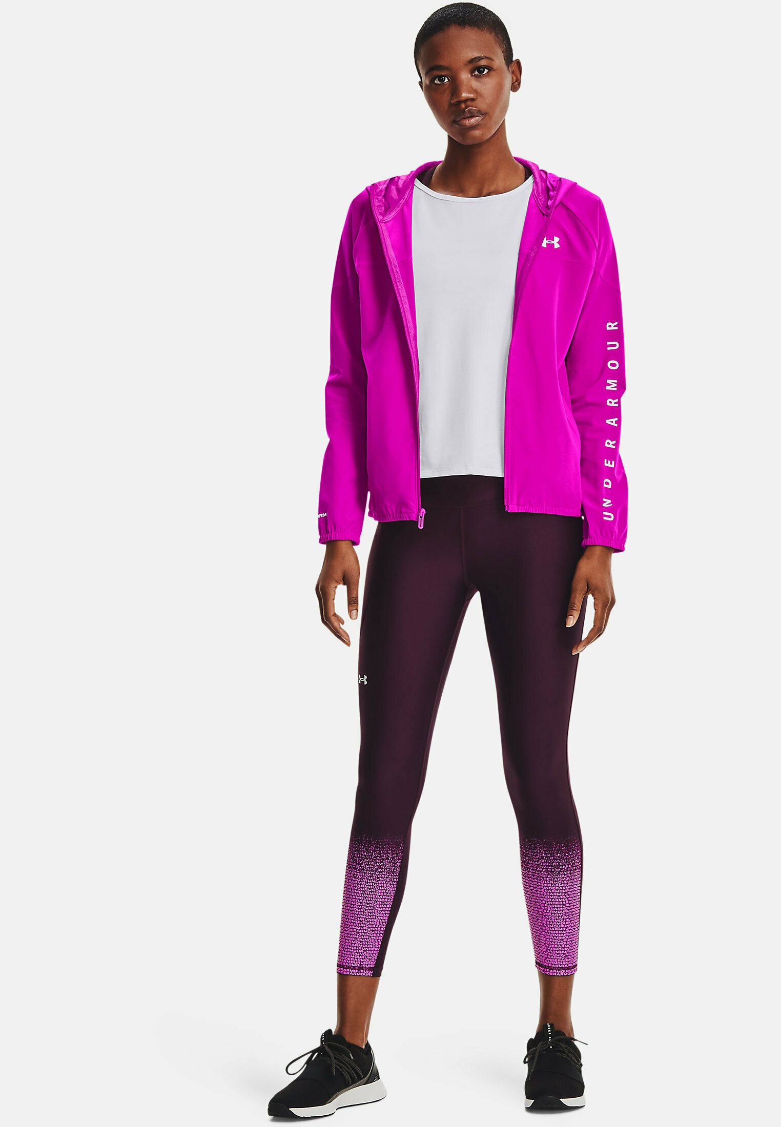 under armour pink jacket