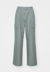 Pantalon cargo - dark grey melange