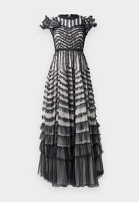LA VIE EN ROSE ROUND NECK SHORT SLEEVE GOWN - Maxi-jurk - cream/graphite