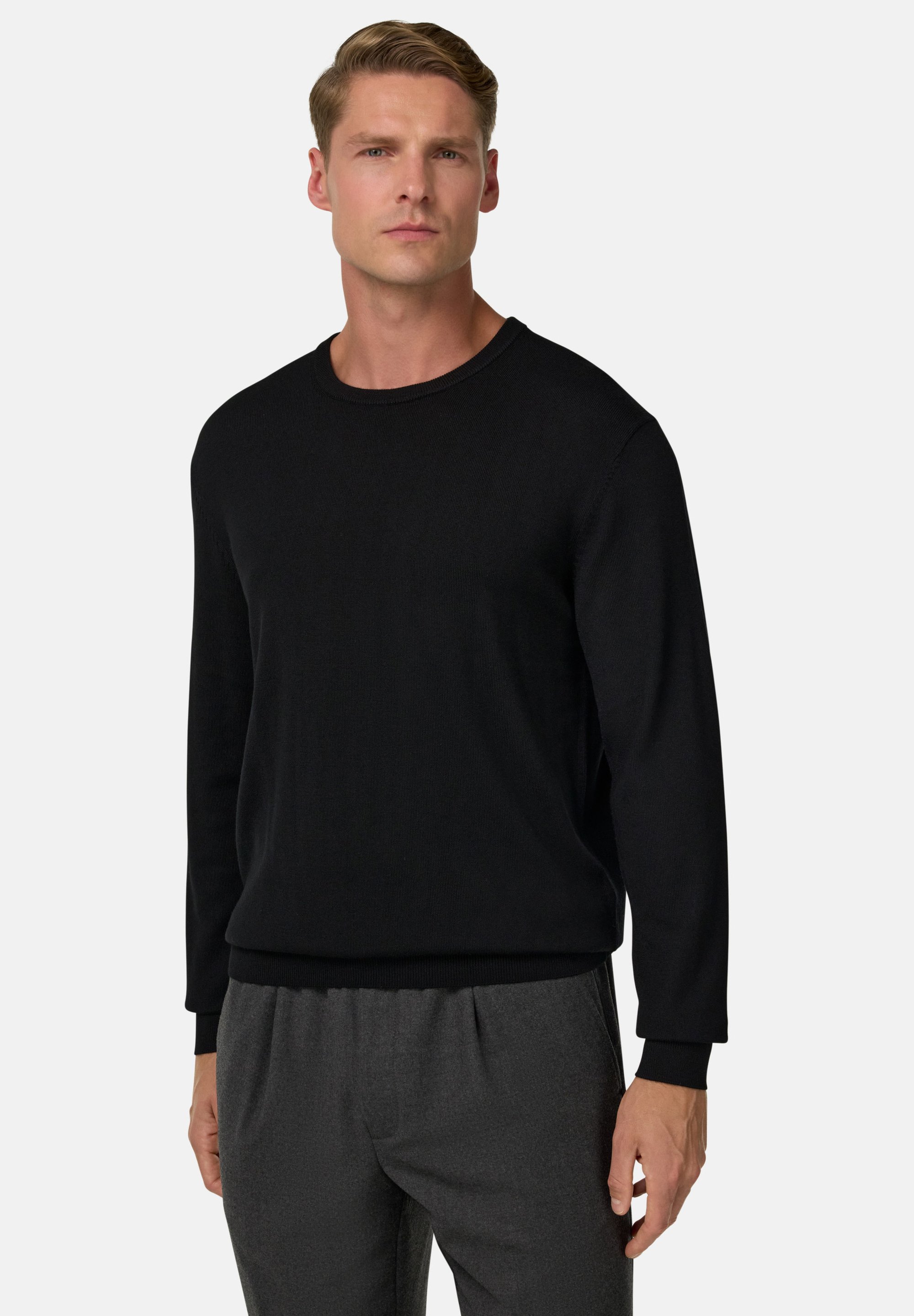 Boggi Milano Jumper black Zalando